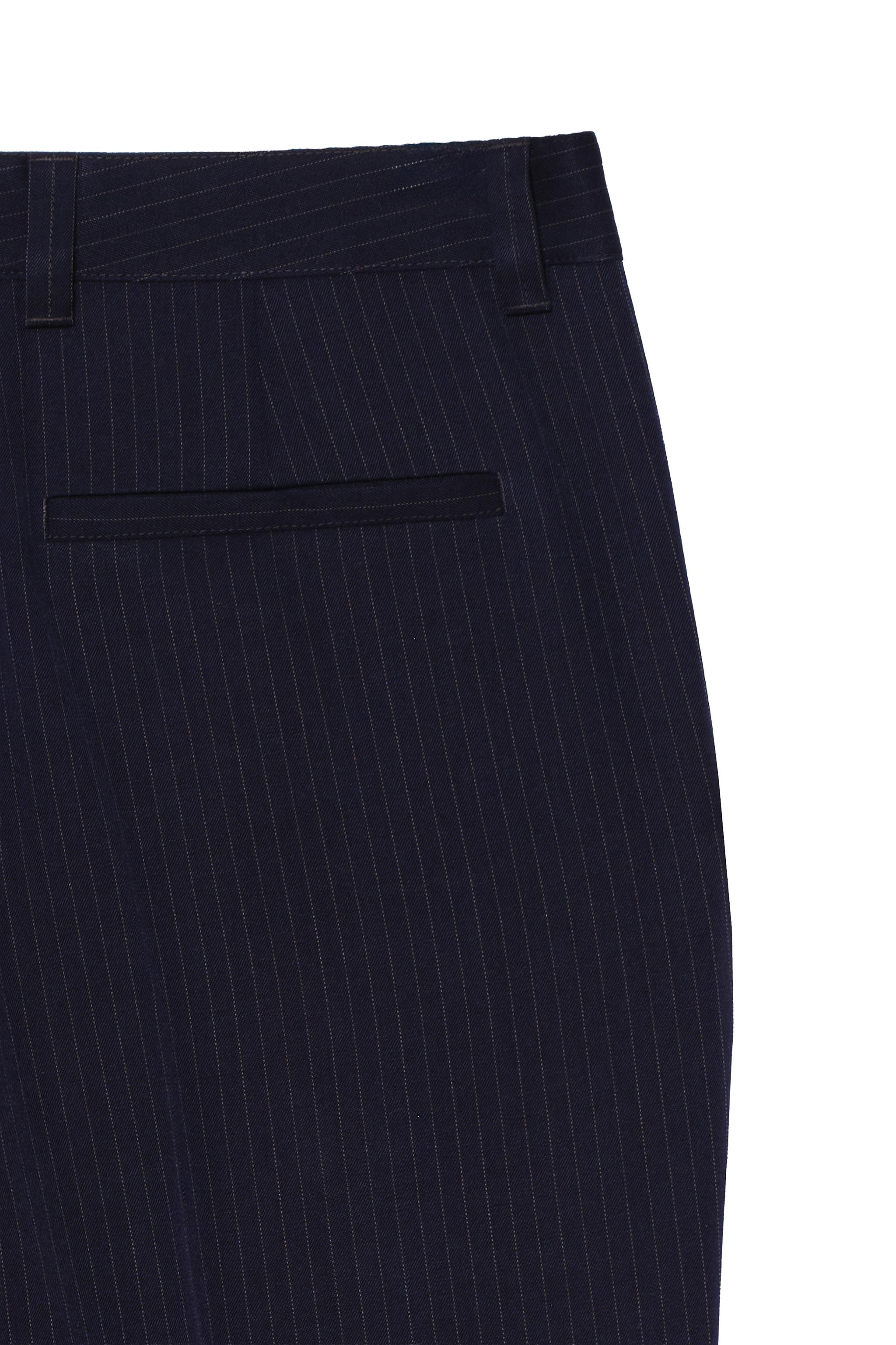 FLARE FIT PINSTRIPE SUIT PANTS